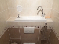 Lave-mains sur WC suspendu gain de place WiCi Bati - Monsieur G (91) - 2 sur 2